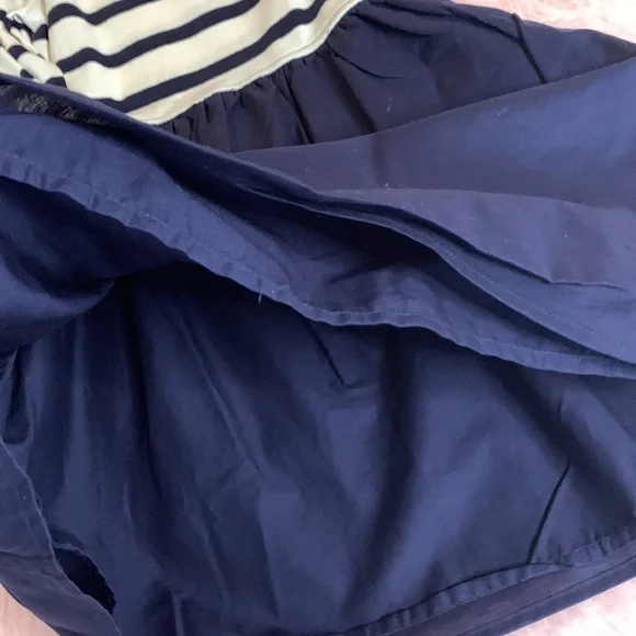 🍁 3/$15 NEW NWT Gap Kids Navy Blue Half Stripped Knit Dress Size Small (6/7) - Picture 16 of 17